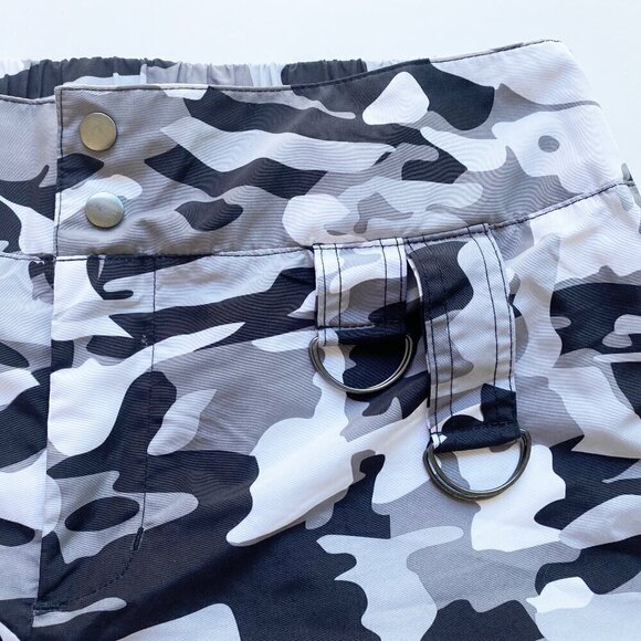 Adult Balera Dance Pants Size L Black White Gray Camo Hip Hop Dancewear Pop Star - Picture 5 of 9
